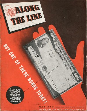 Along The Line publication advertising "War Savings"